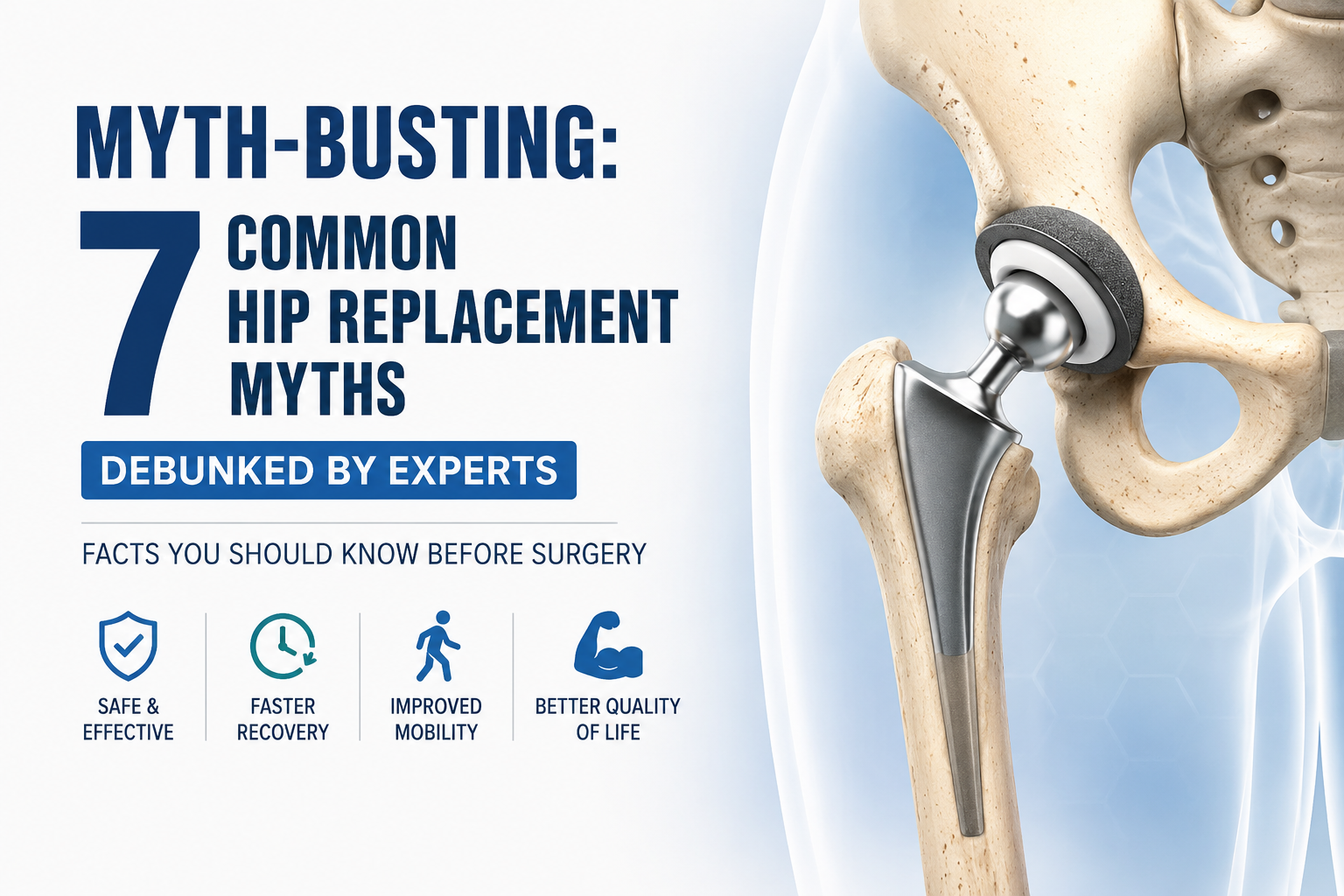 Myth-Busting: 7 Common Hip Replacement Myths Debunked by Experts