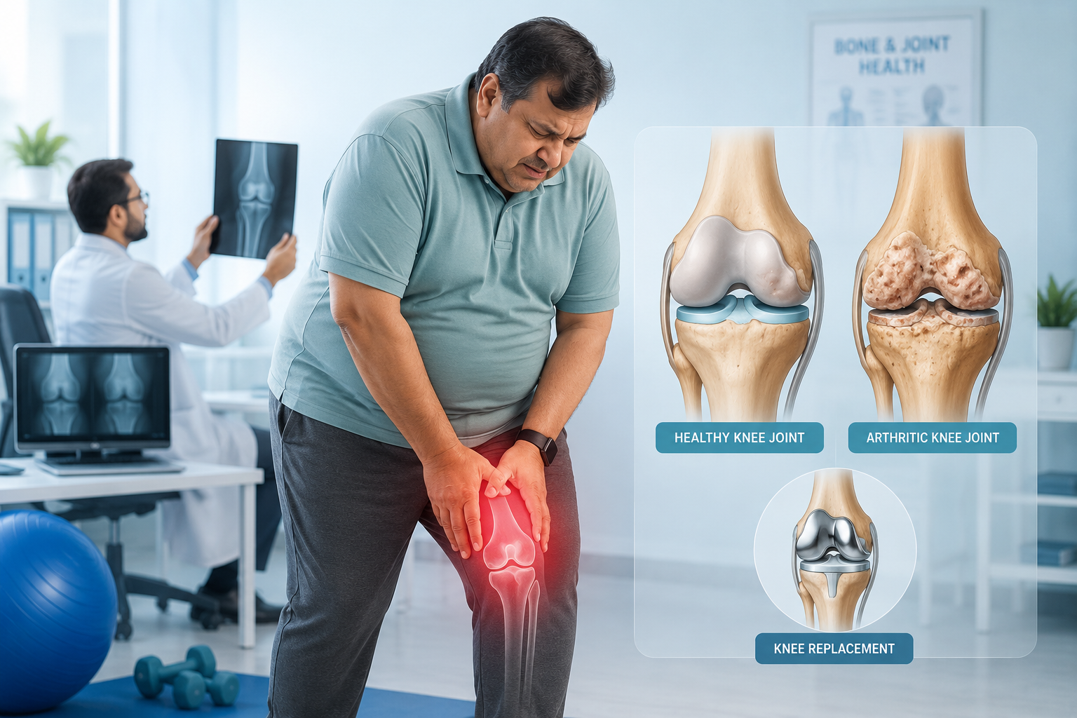 Obesity & Joints: The Impact of Obesity on Knee Replacement Surgery — Risks and Solutions