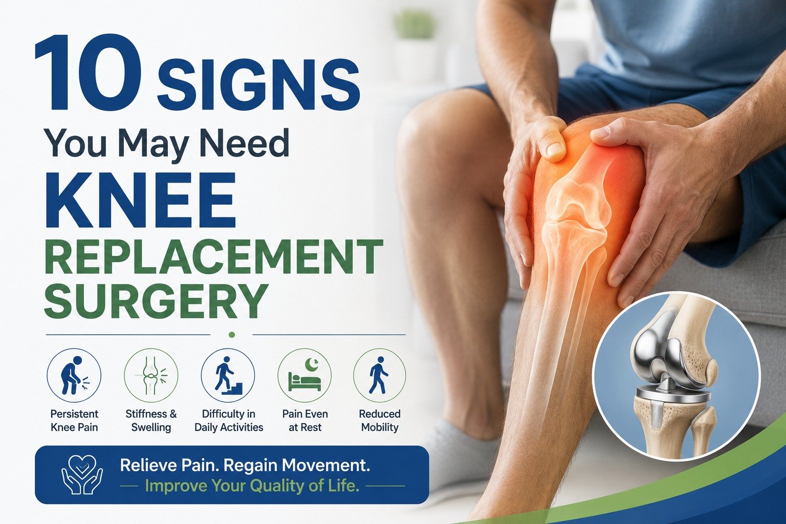 10 Signs You May Need Knee Replacement Surgery