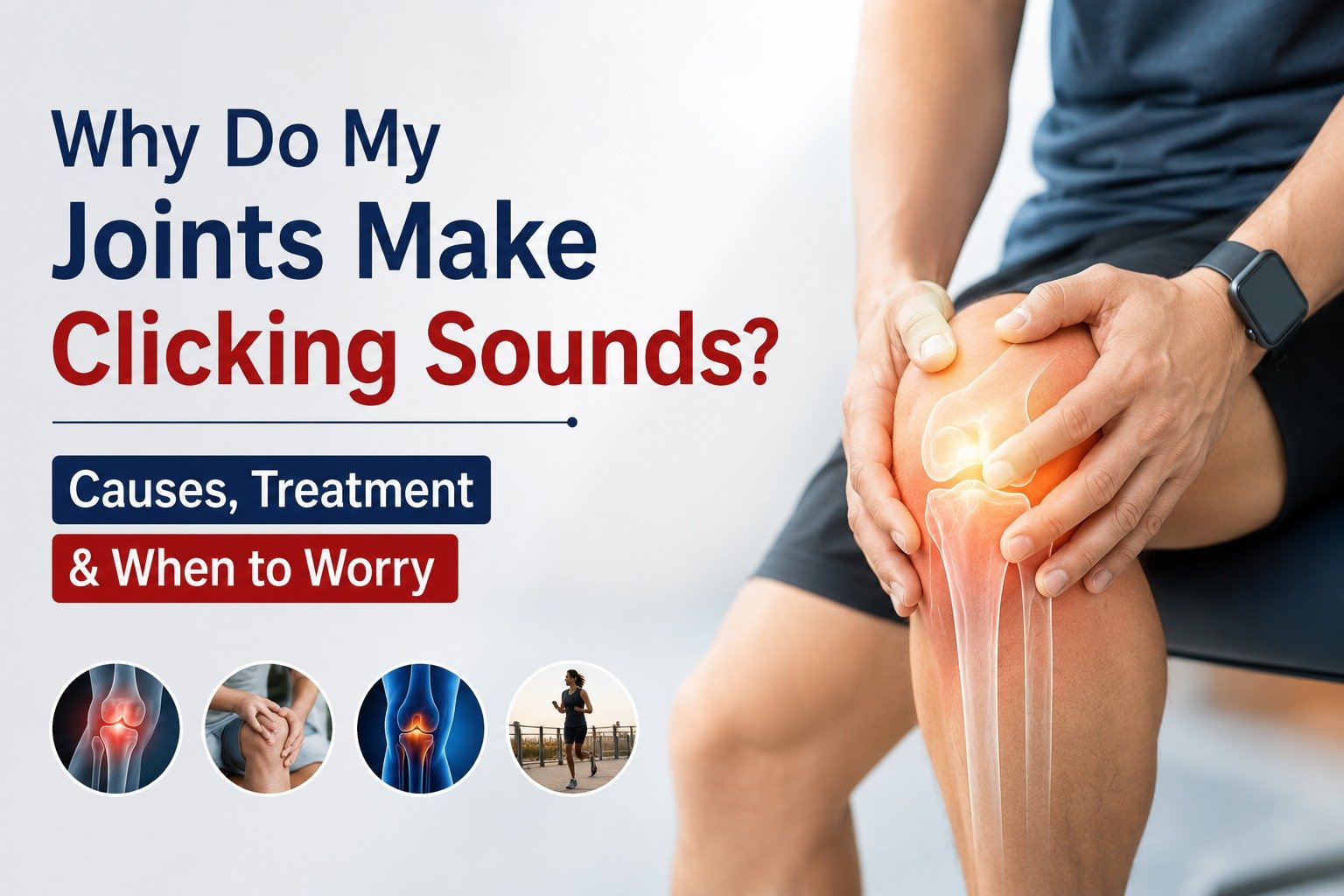 Why Do My Joints Make Clicking Sounds? Causes, Treatment & When to Worry